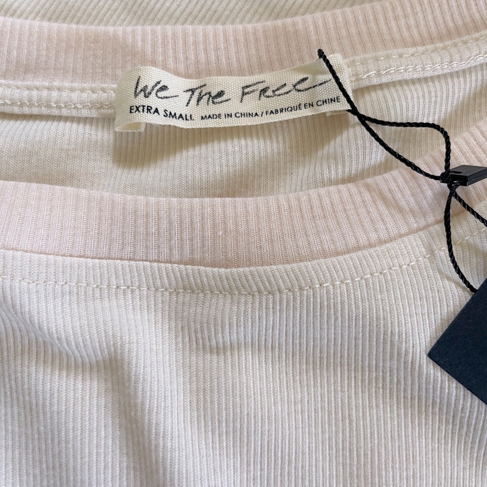 Free People We The Free People Feelin' It Alabaster Patchwork Quilt Top Size XS - Picture 7 of 7